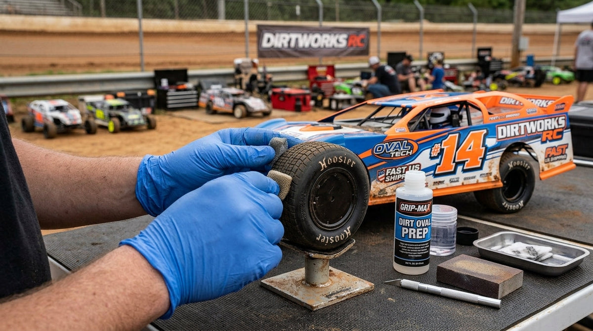 How to Prep RC Dirt Oval Tires for Maximum Traction