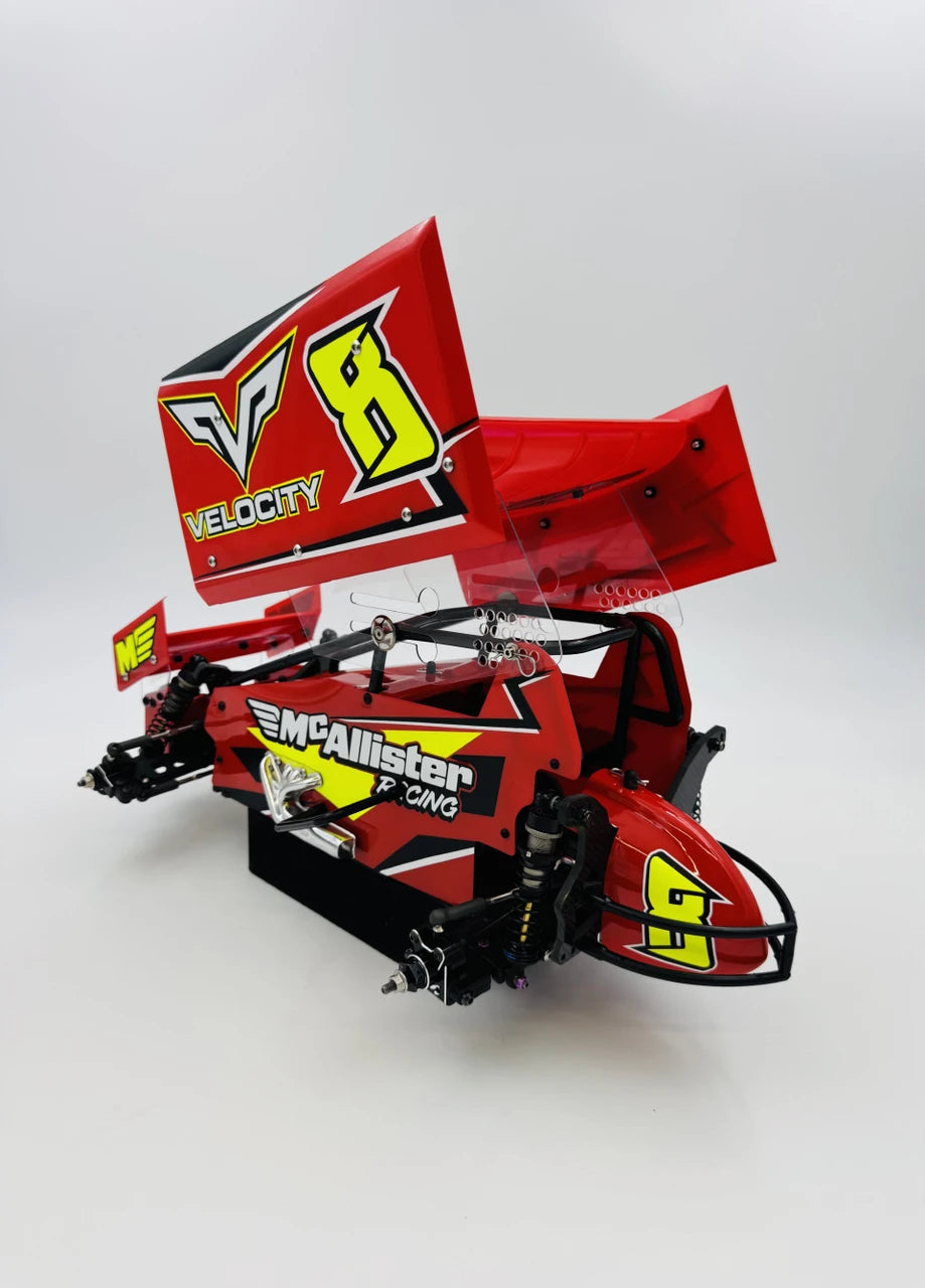 McAllister VS2 Sprint Car Body (Complete with Wings)