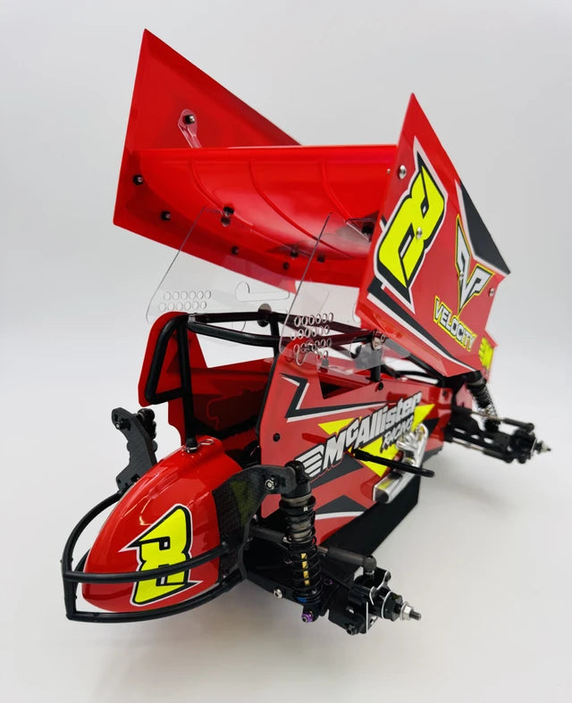 McAllister VS2 Sprint Car Body (Complete with Wings)