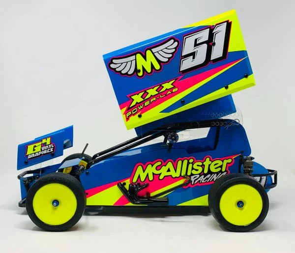 McAllister Racing Placerville Sprint Body Complete with Wings