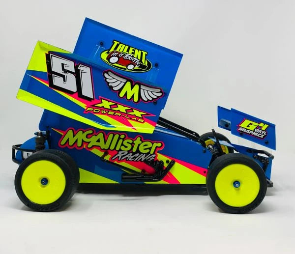 McAllister Racing Placerville Sprint Body Complete with Wings