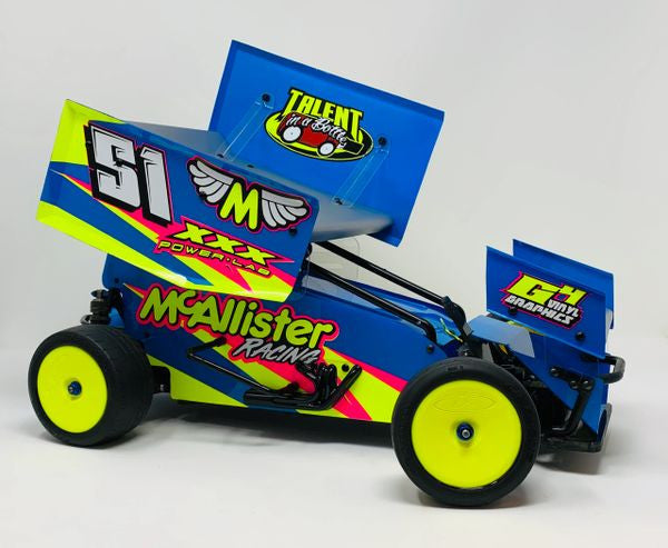 McAllister Racing Placerville Sprint Body Complete with Wings